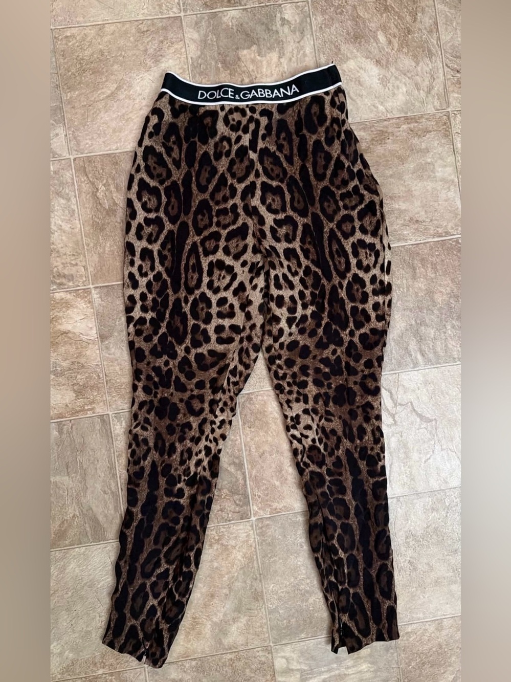 Dolce & Gabbana woman Leopard Print Leggings - Brown & Black